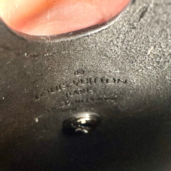 Louis Vuitton Damier Graphite black Card case keychain converted CUSTOM - Picture 12 of 16